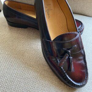 Cole Haan men's leather pinch loafers with tassels